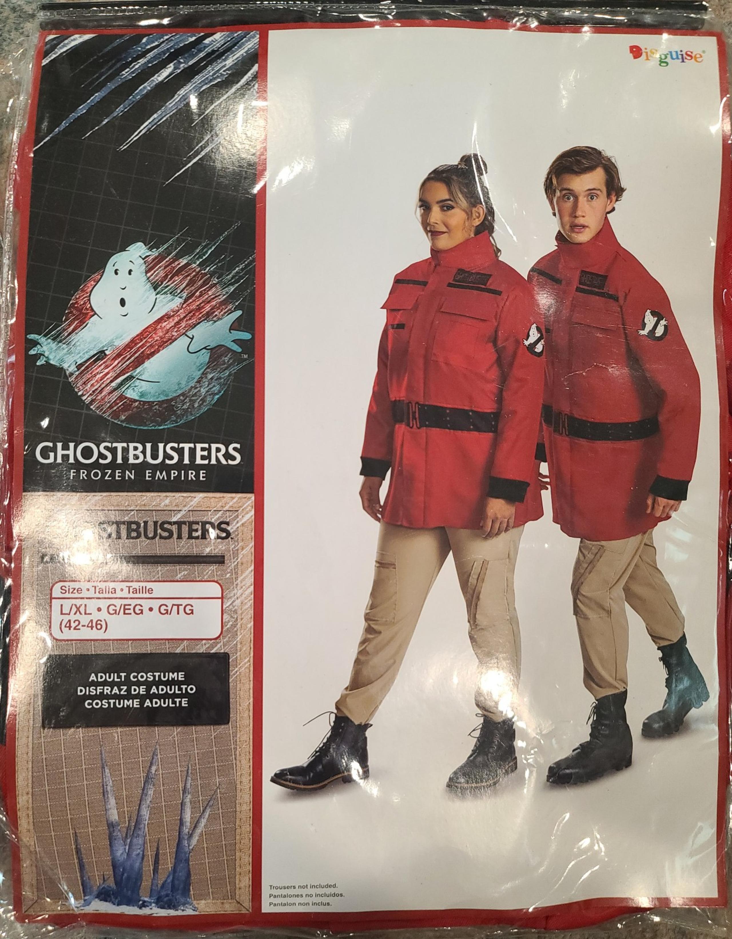 Disguise Ghostbusters Adult Parka Costume, Official Ghostbusters size large/ XL