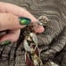Y2K Women’s Cache Halter Chain Neck Tank Top Size Medium Metallic Club