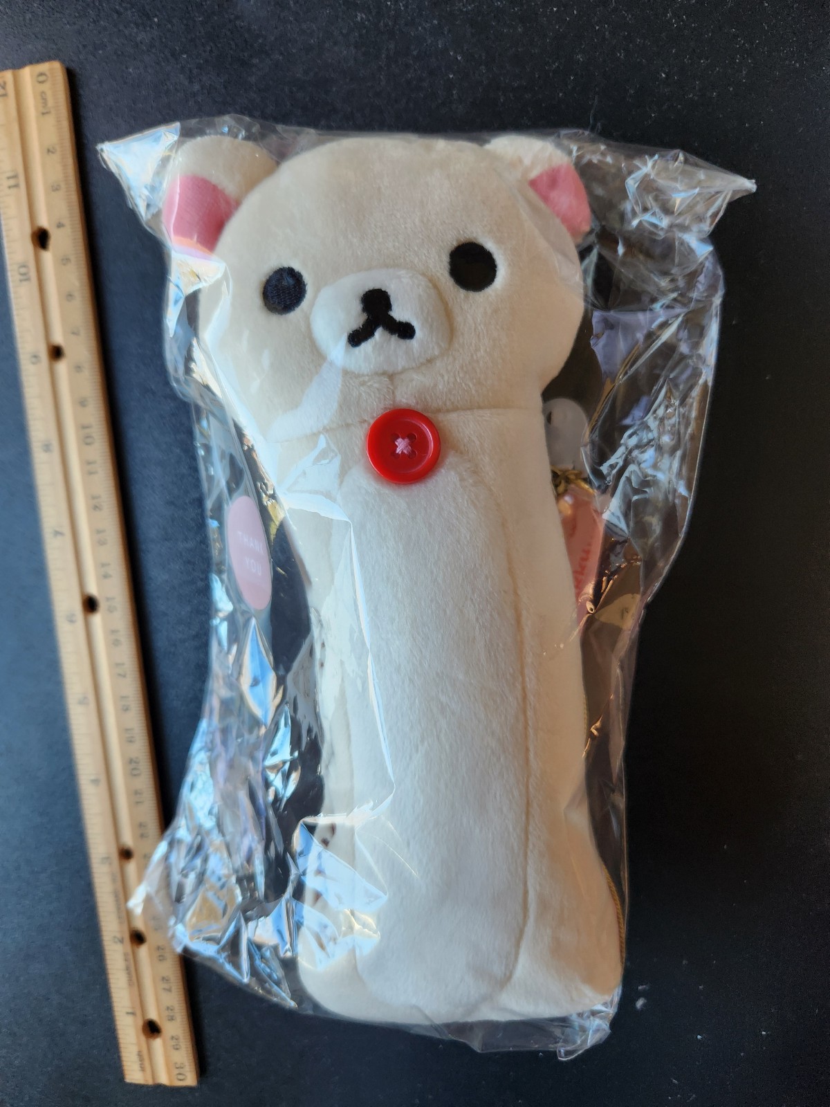 San-X Rilakkuma Korilakkuma Zipper Plush Pencil Case Bag