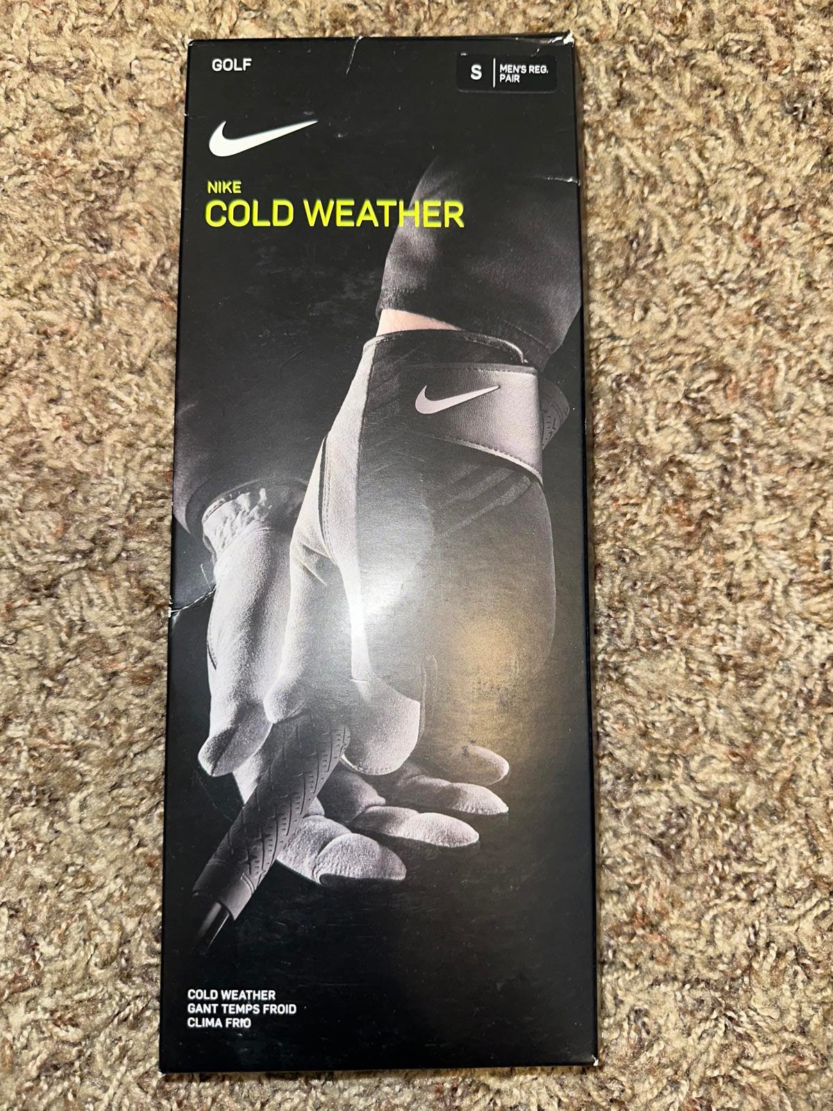 Nike Cold Weather Golf Gloves Black | Gray