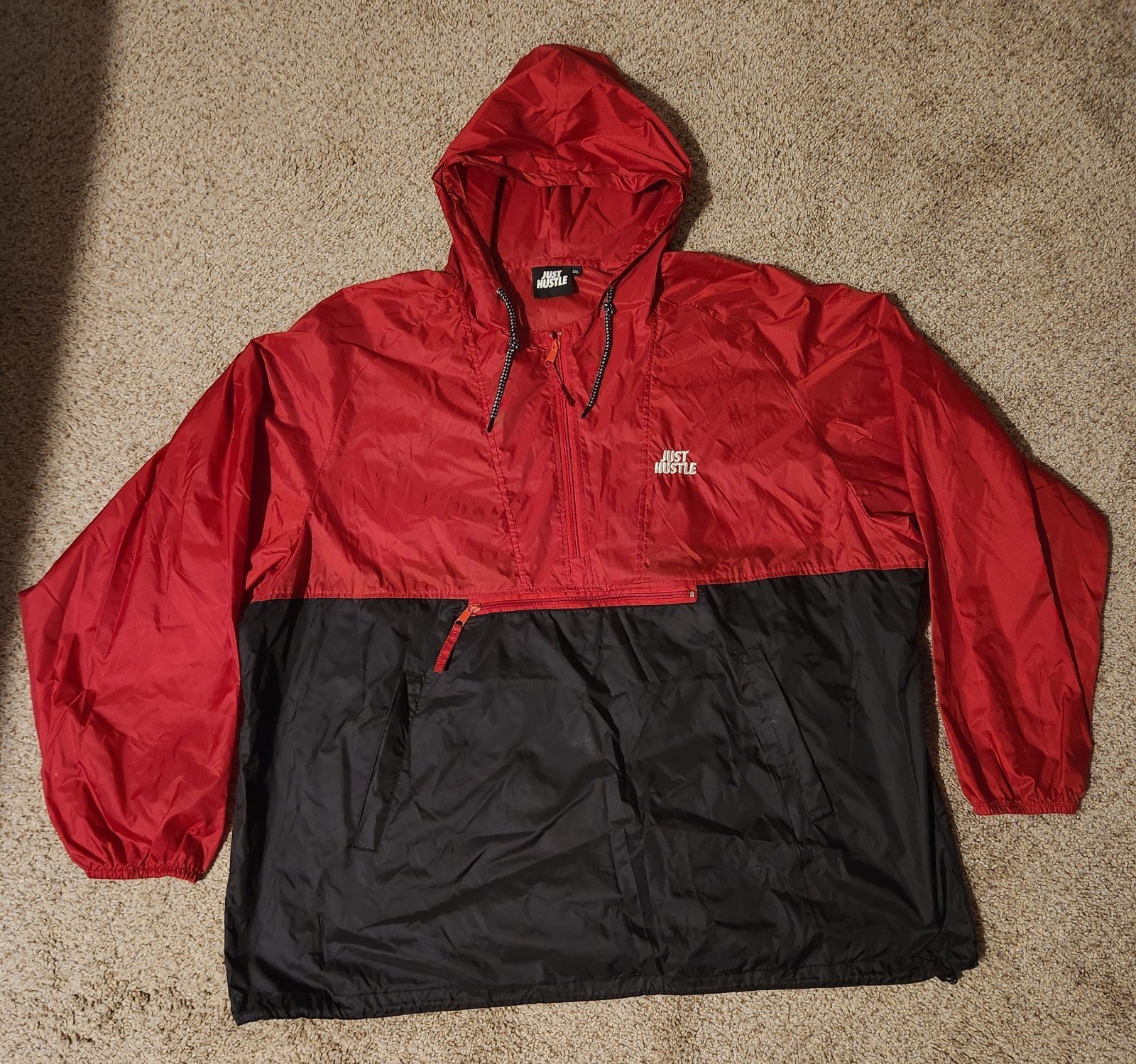 Just Hustle windbreaker pull over