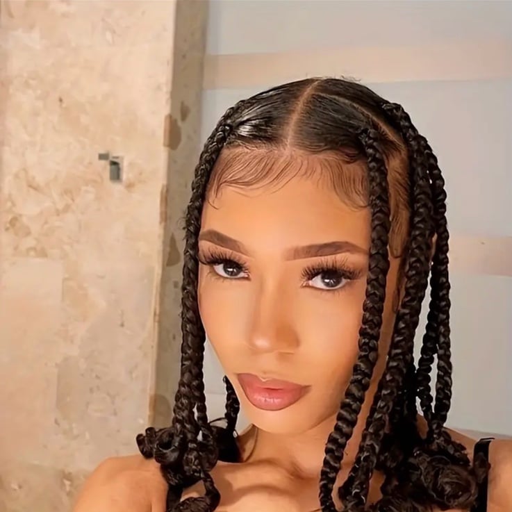 14 Inch synthetic hair braid wig