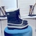 NIB Sorel waterproof snow boots Caribou WP black stone sz 7.5