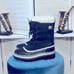 NIB Sorel waterproof snow boots Caribou WP black stone sz 7.5