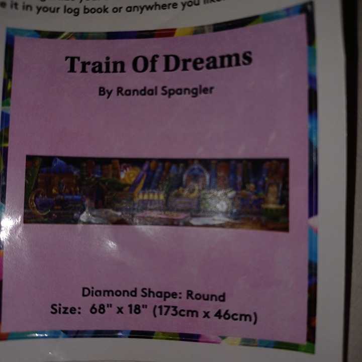 DIAMOND ART CLUB TRAIN OF DREAMS RANDAL SPANGLER