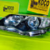 2012 - 2014 TOYOTA CAMRY HALOGEN HEADLIGHT LEFT DRIVER SIDE OEM BLACK HOUSING