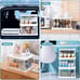 Clear Storage Bin with Lid 3 Pack 【Stackable & Sturdy】Plastic Bins for Storage