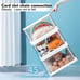 Clear Storage Bin with Lid 3 Pack 【Stackable & Sturdy】Plastic Bins for Storage