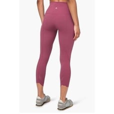 35 Lululemon Tite Stuff Luxtreme Scalloped Hem LEGGINGS sz 4 PINK WORN 1X