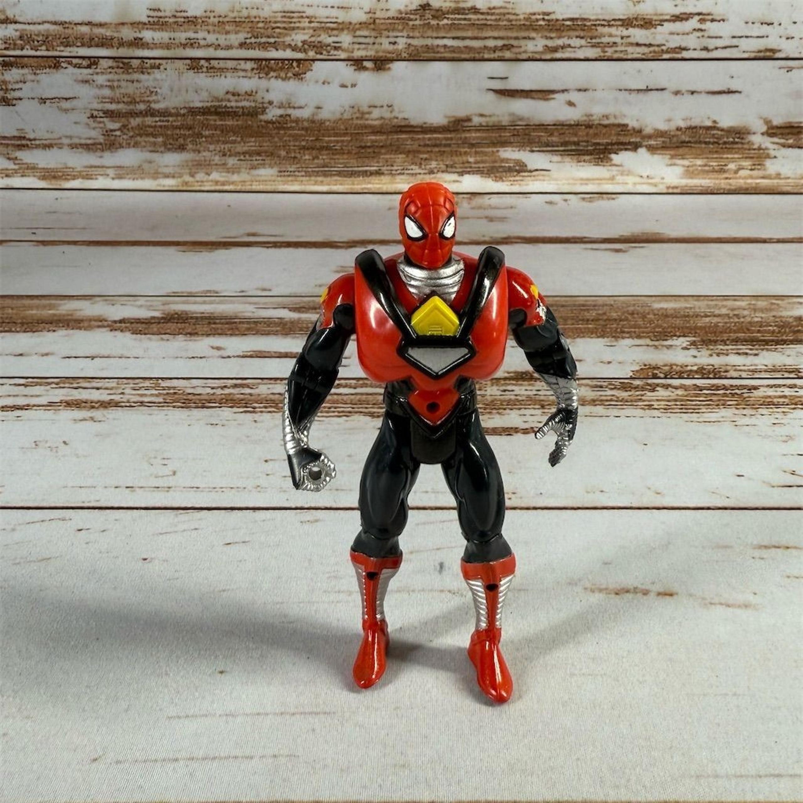 1996 ToyBiz Techno Wars Spider-Man Radioactive Armor Action Figure