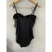 La Blanca Women's Swimsuits Swimwear Black Bandeau One-Piece - Women 10 NWT