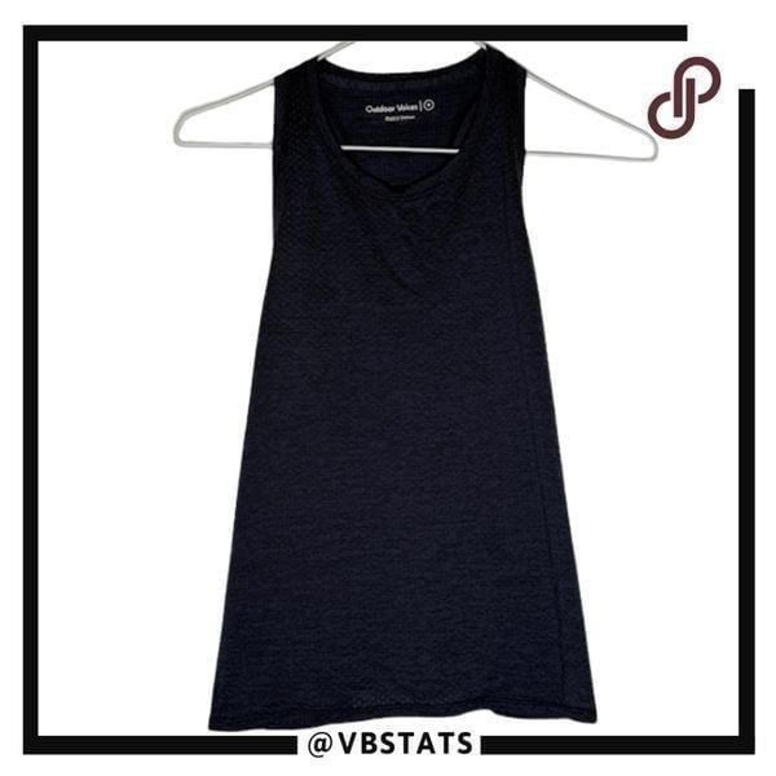 Outdoor Voices Women's Training Activewear Tank Top Navy Blue Size Medium