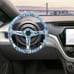 NEW JDM UNIVERSAL 350MM SKULL Style Acrylic Deep Dish 6 Holes Steering Wheel