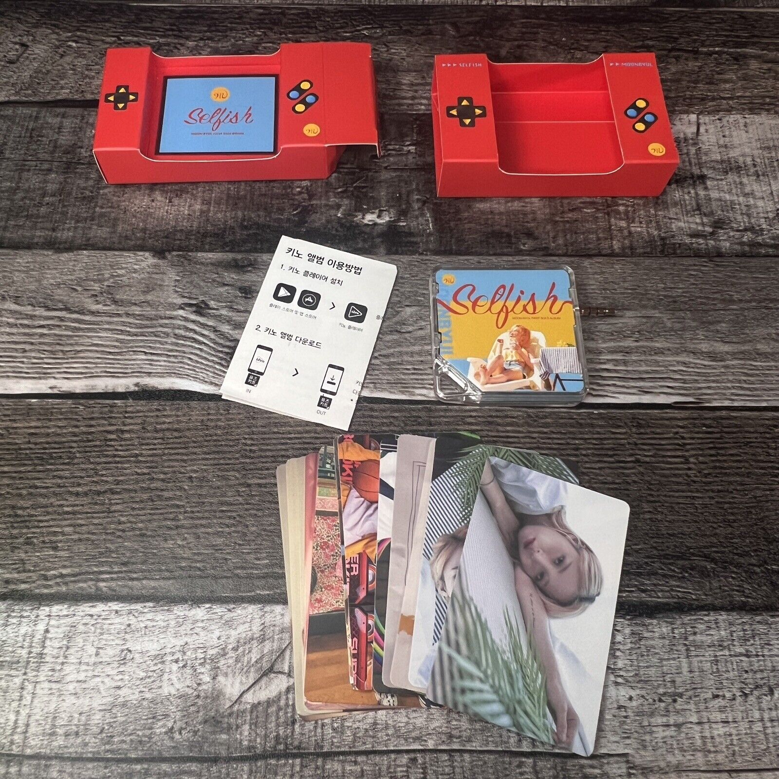 OPENED MAMAMOO Moonbyul Selfish Official Kihno Kit Album