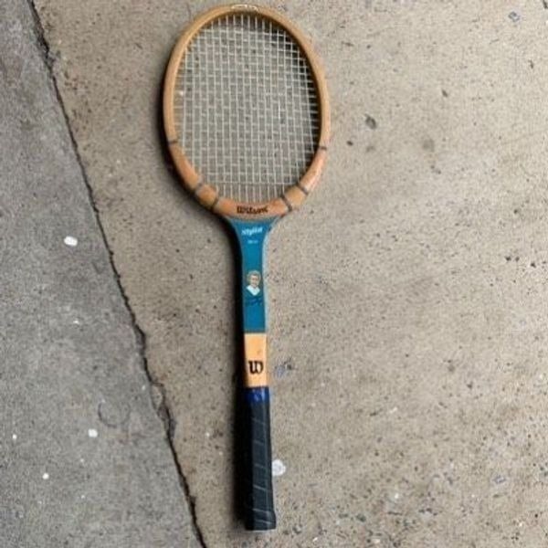 Wilson Maureen Connolly Stylist Speed Flex Fibre Face Wood Tennis Racket