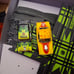 Limited edition RatFink electric slot car set
