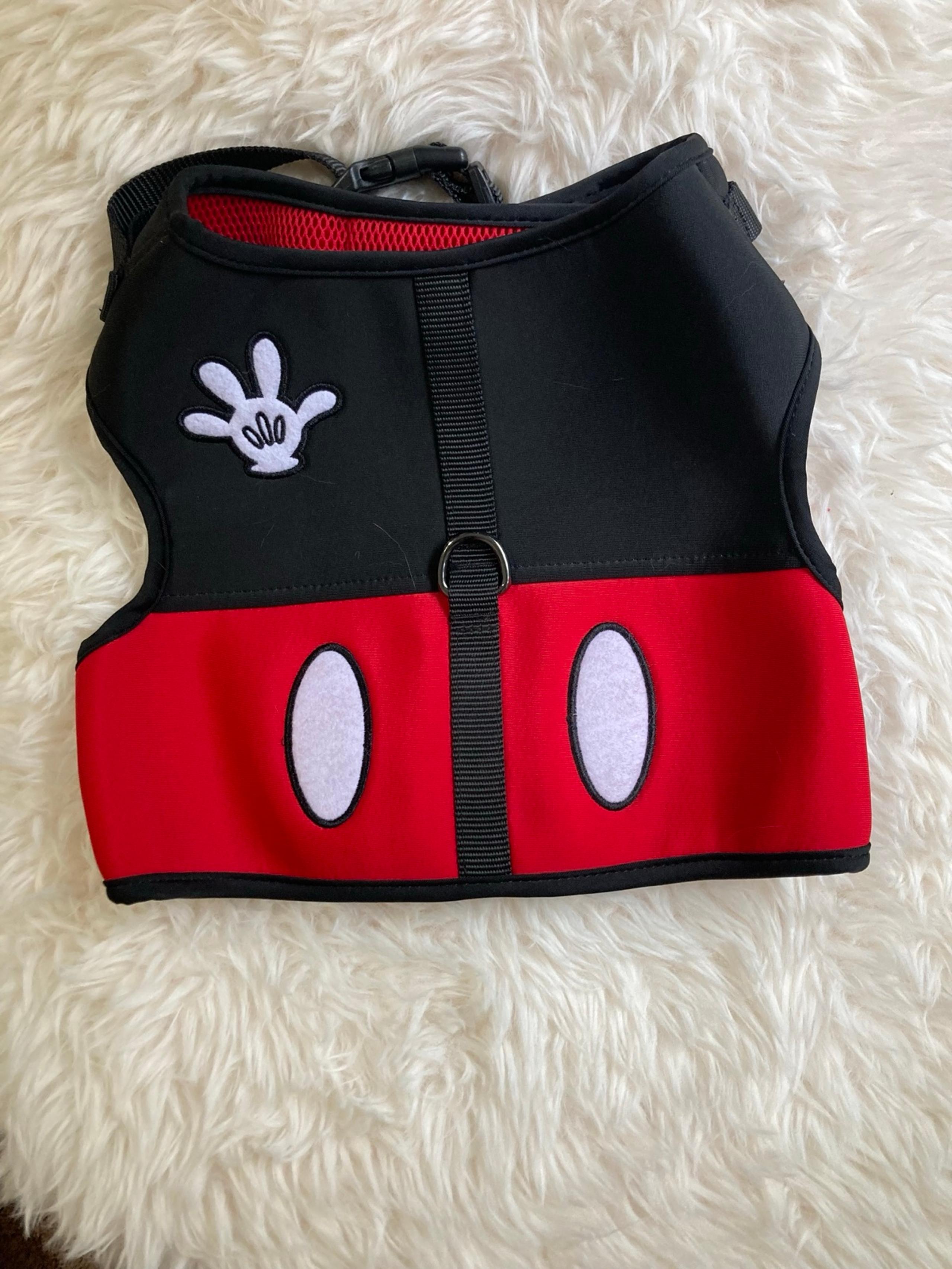 Disney Tails Comfort Fit Dog Collar Harness Mickey Mouse Size XL Like New
