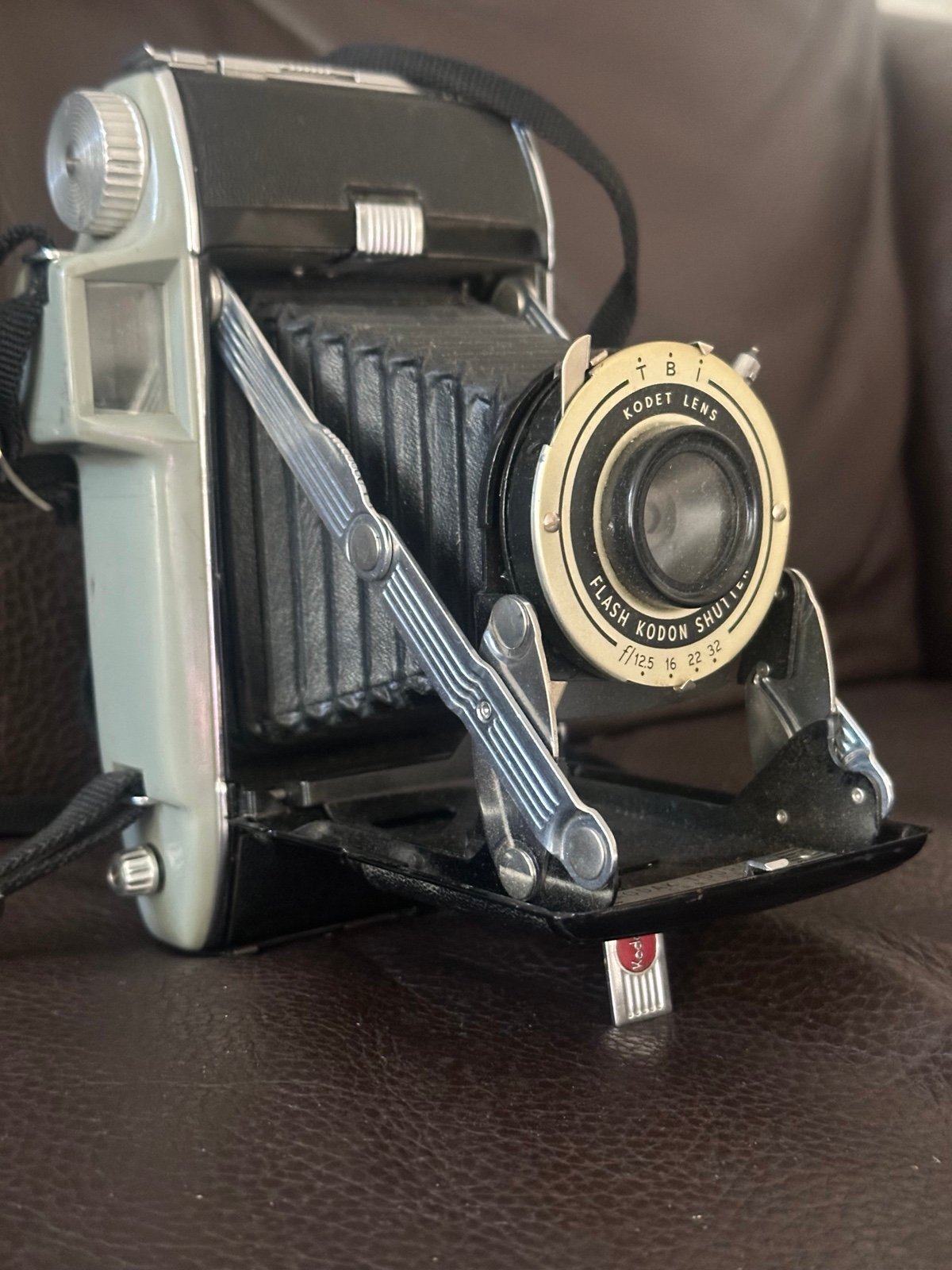 Vintage Interior Camera Kodak Tourist Photographyallowed Height