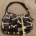 Cow print hobo bag