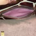 Cow print hobo bag