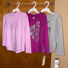 Adidas Long Sleeve Shirts Girls Size 3T NWT
