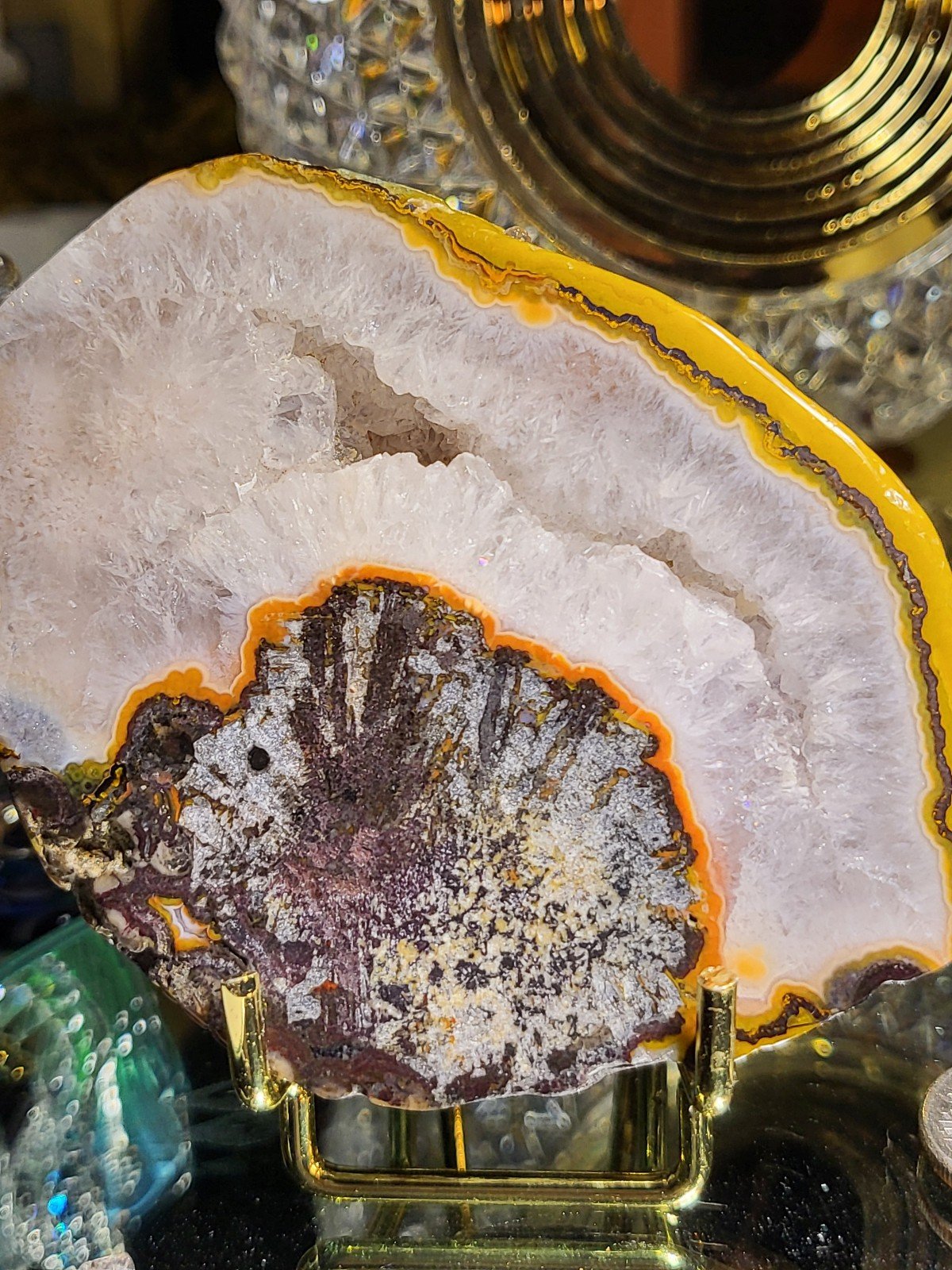 MOROCCO AGATE GEODE 3470