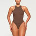 NWT Skims Fits Everybody High Neck Thong Bodysuit in Jasper, Size Medium