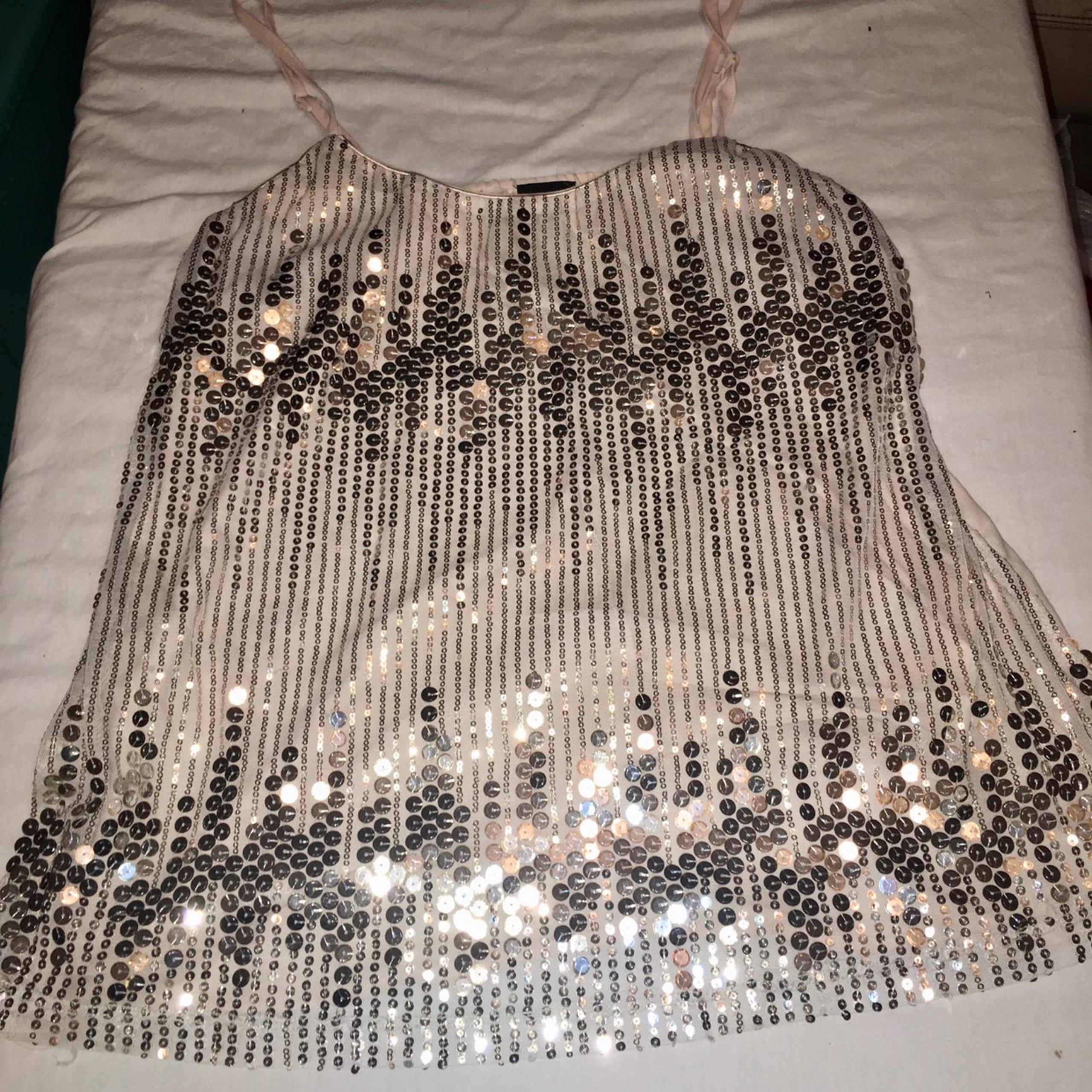 Champagne Sequin Tank