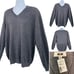 Joseph Abboud Merino Wool Blend V-Neck Sweater