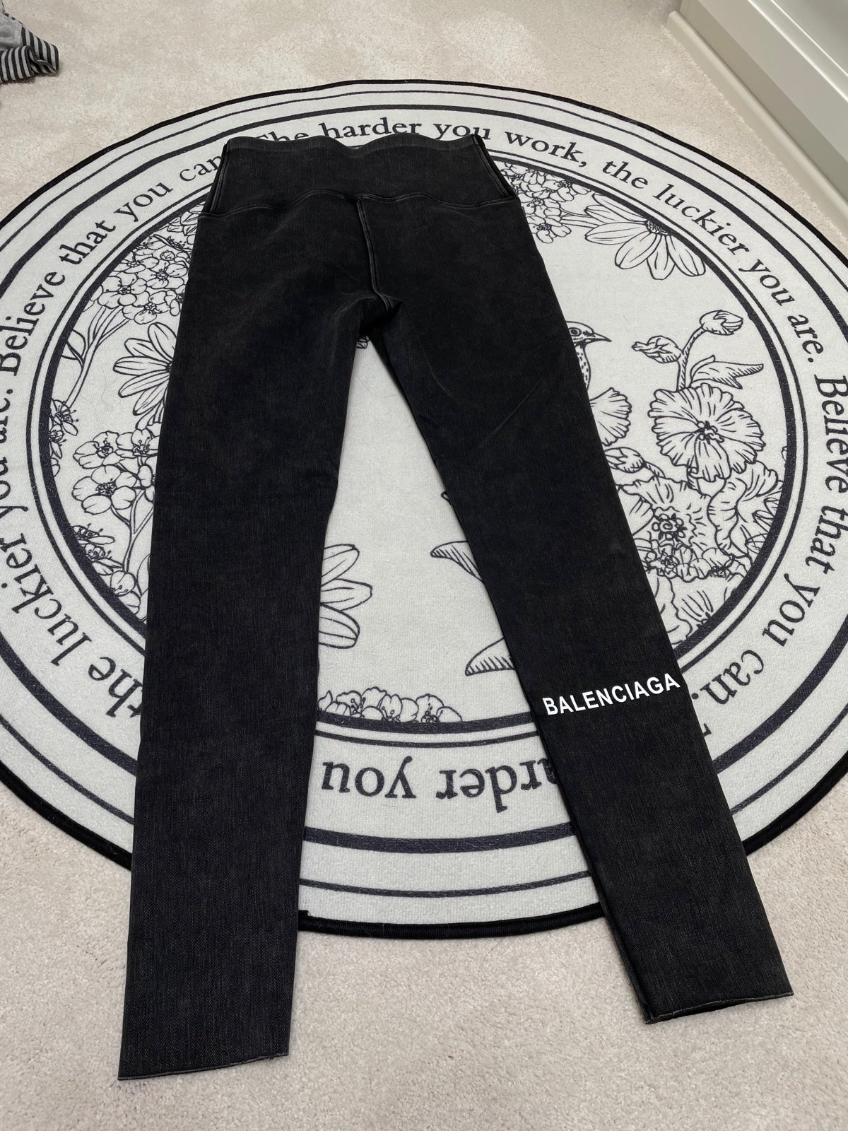 High-rinse tight legging