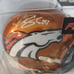 Denver Broncos Champ Bailey Flash Mini Helmet Autograph H.O.F. Beckett COA