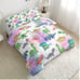 CVHOUSE Dinosaur Comforter Set Queen Size, Kawaii Cartoon Dinosaurr Bedding Set