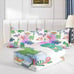CVHOUSE Dinosaur Comforter Set Queen Size, Kawaii Cartoon Dinosaurr Bedding Set