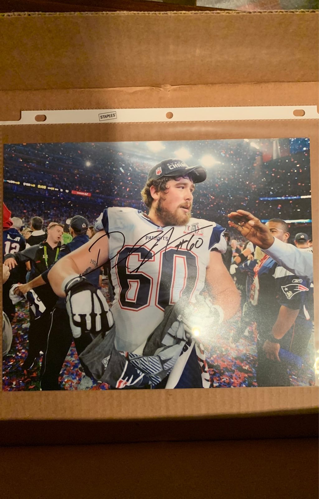 David Andrews New England Patriots Signed Photo