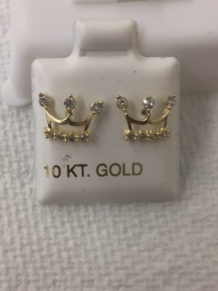 10k yellow gold earrings