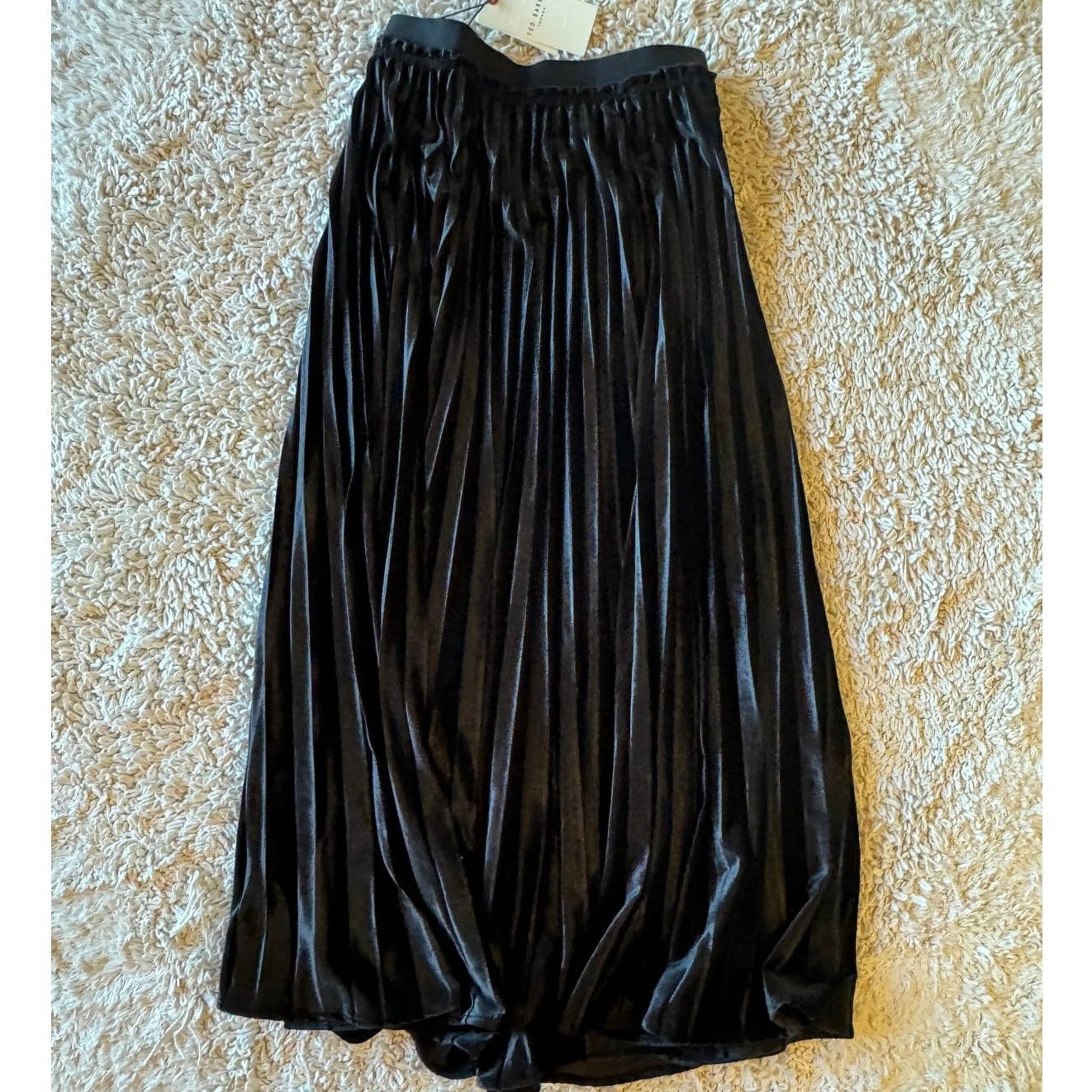 Ted Baker GJill Pleated Skirt with Elasticated Waistband