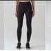 Lululemon Fast & Free 7/8 Tight II *Nulux 25 Black Size 4