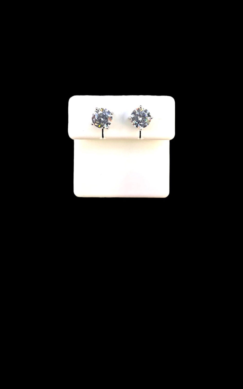 Sterling Silver 925 Earring 5mm Stud Earring Screwback