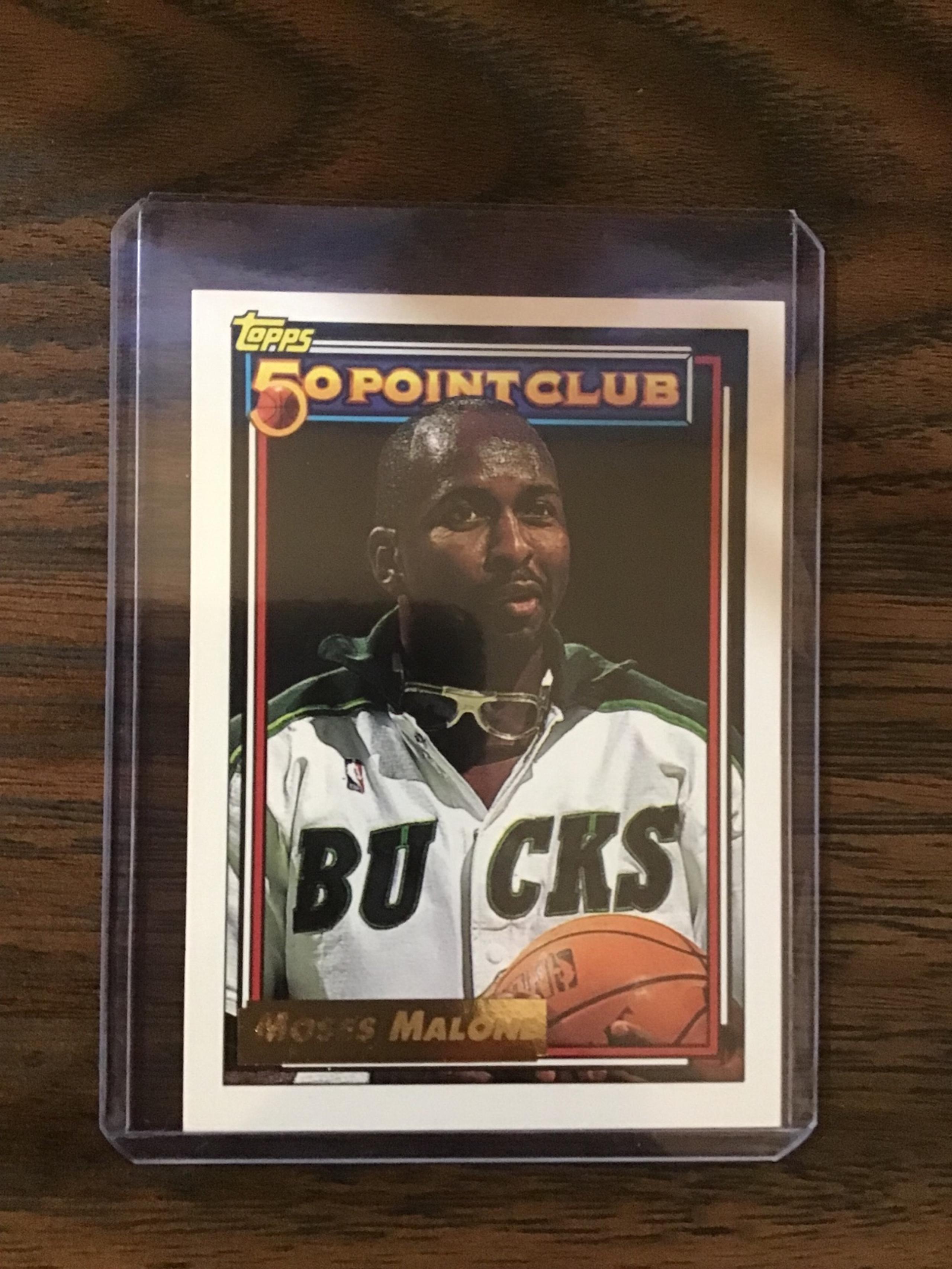 Basketball card Moses Malone