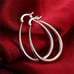 925 Sterling Silver Hoop Earrings, 925 Sterling Silver, Thin Hoop Earrings 925