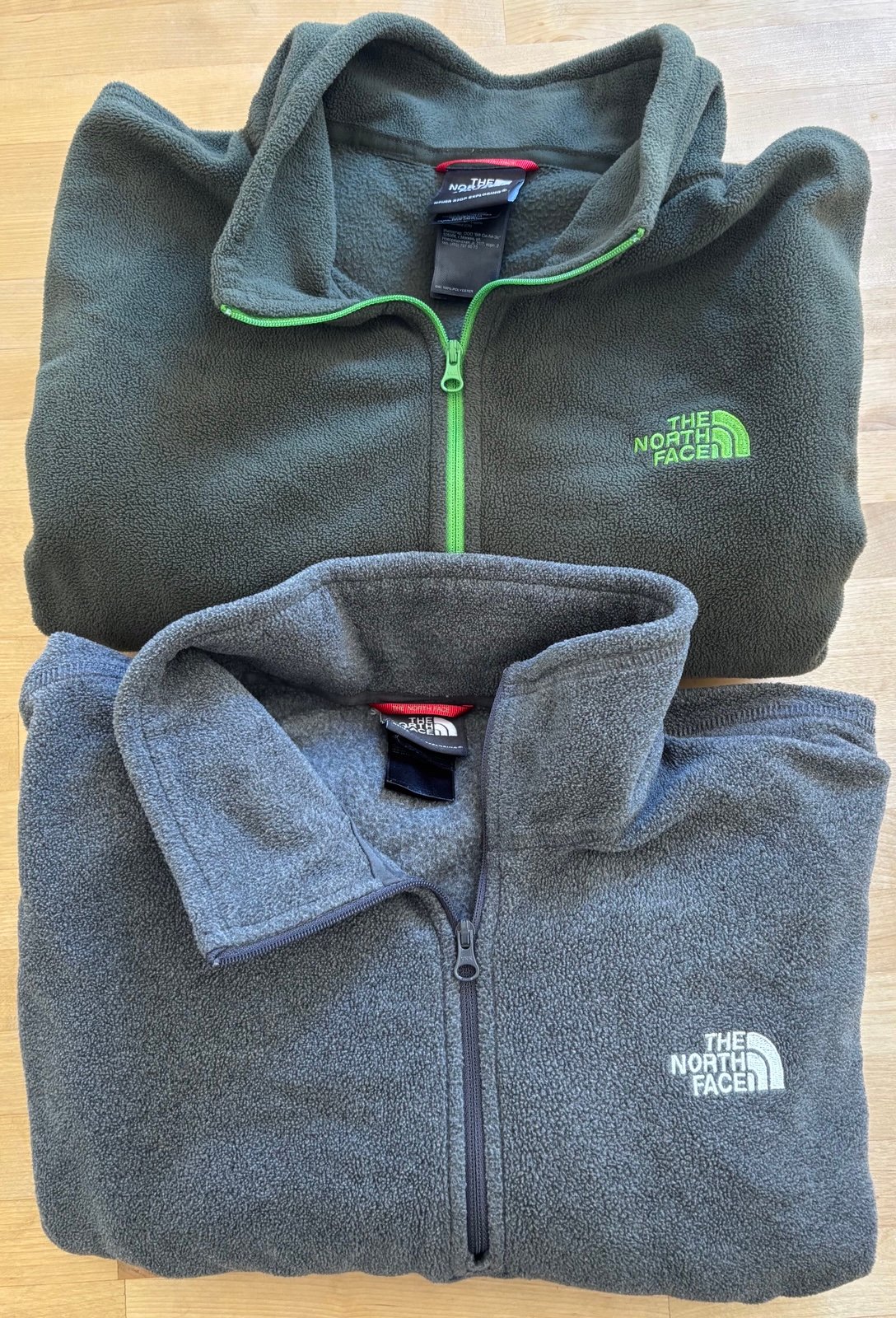 North face 1/4 zip micro fleece pullover combo