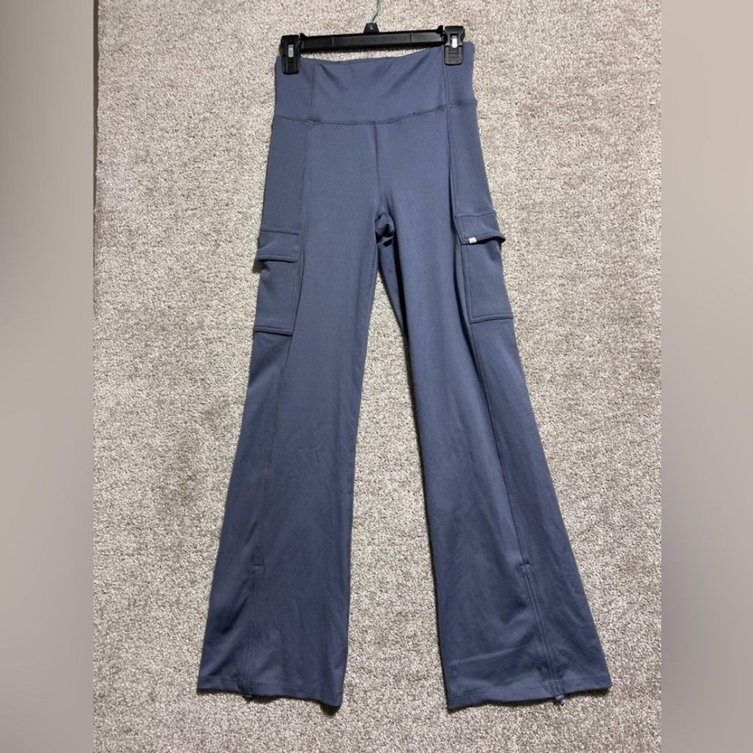 Marika Woman’s Grey Pull On Cargo Legging Pants Athletic Size Medium