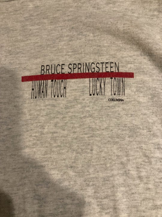 Bruce Springsteen Rare Vintage Human Touch/Lucky Town Shirt XL