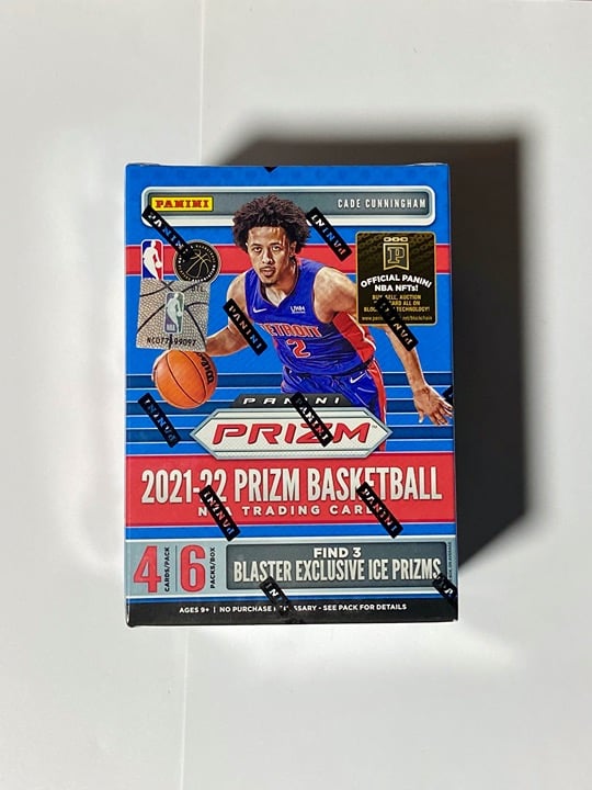 2021-22 Panini NBA Prizm Basketball Trading Card Blaster Box Sealed