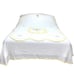 Vintage Chenille Hobnail White Queen Bedspread Quilt Coverlet 60s 70s Grannycore
