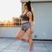 A&F Frayed Airy Velvet Feel Panty Shorts