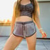 A&F Frayed Airy Velvet Feel Panty Shorts