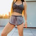 A&F Frayed Airy Velvet Feel Panty Shorts