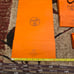 Hermes shopping bags and ribbons