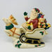 Fitz and Floyd Omnibus Santa Sleigh Reindeer Cookie Jar 1993 VERY RARE